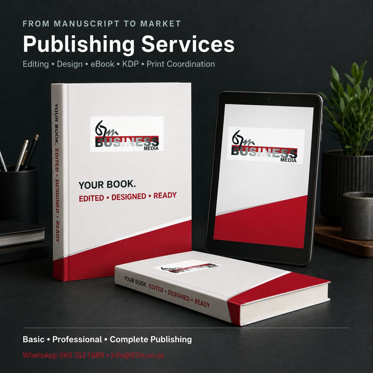 67M Business Media Publishing services product mockup